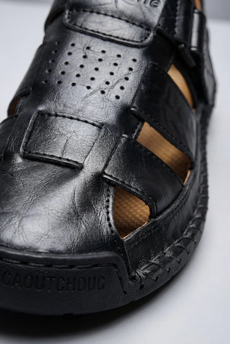 PEDRO - SANDALIAS DE CUERO CASUAL.