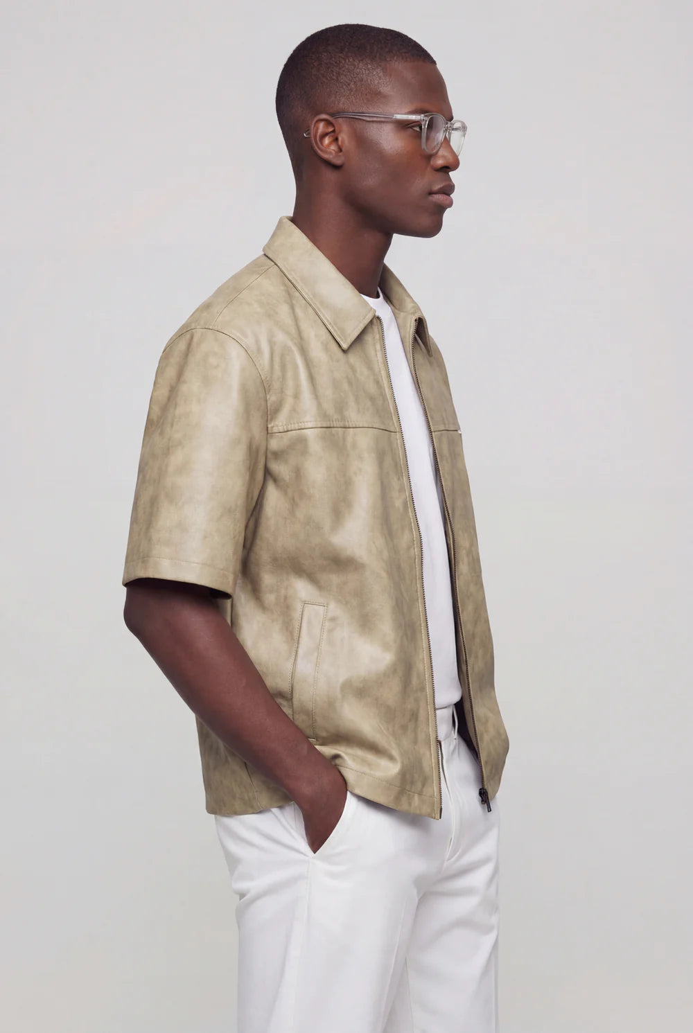 DAVID - CHAQUETA DE CUERO VERANO