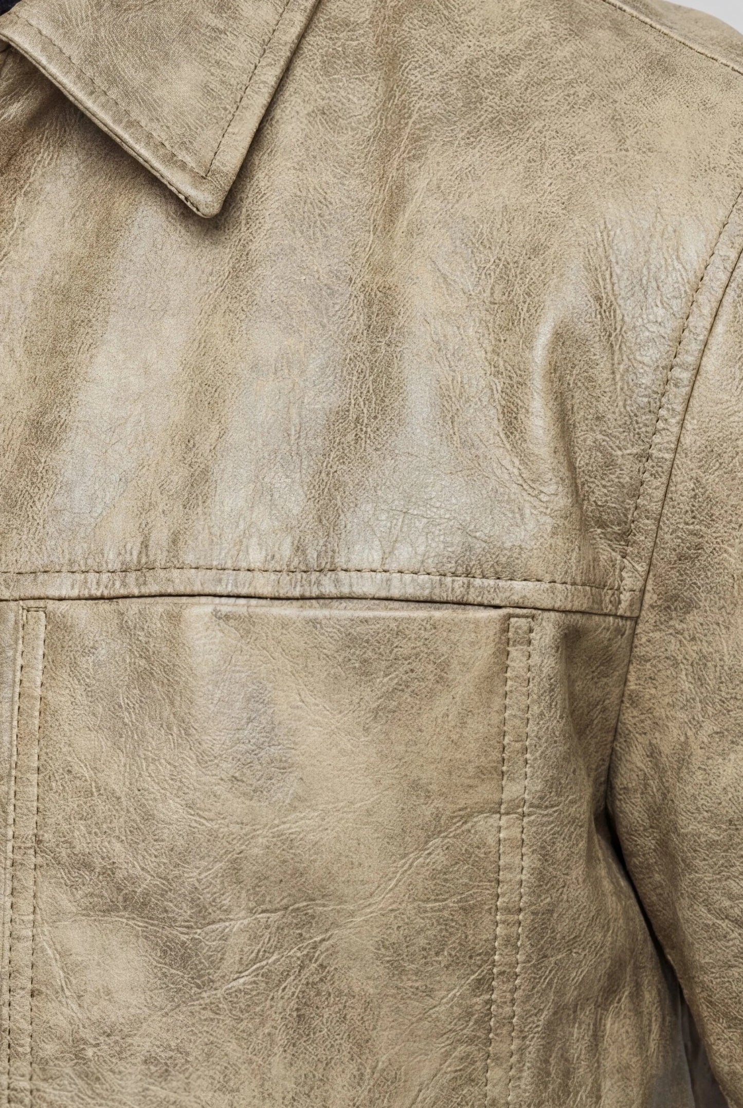 DAVID - CHAQUETA DE CUERO VERANO