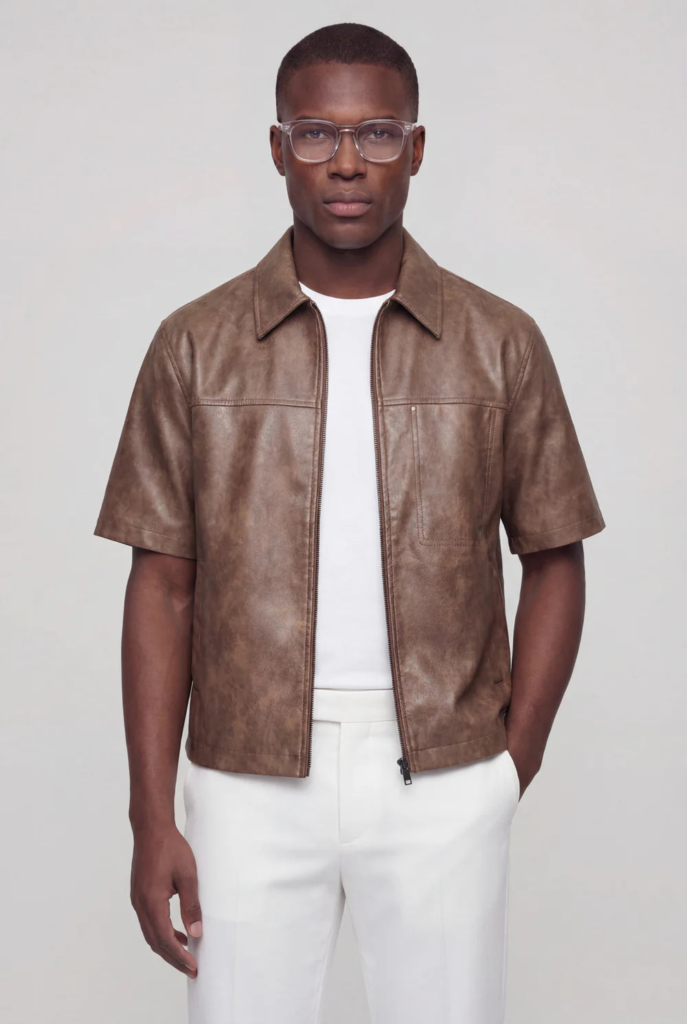 DAVID - CHAQUETA DE CUERO VERANO