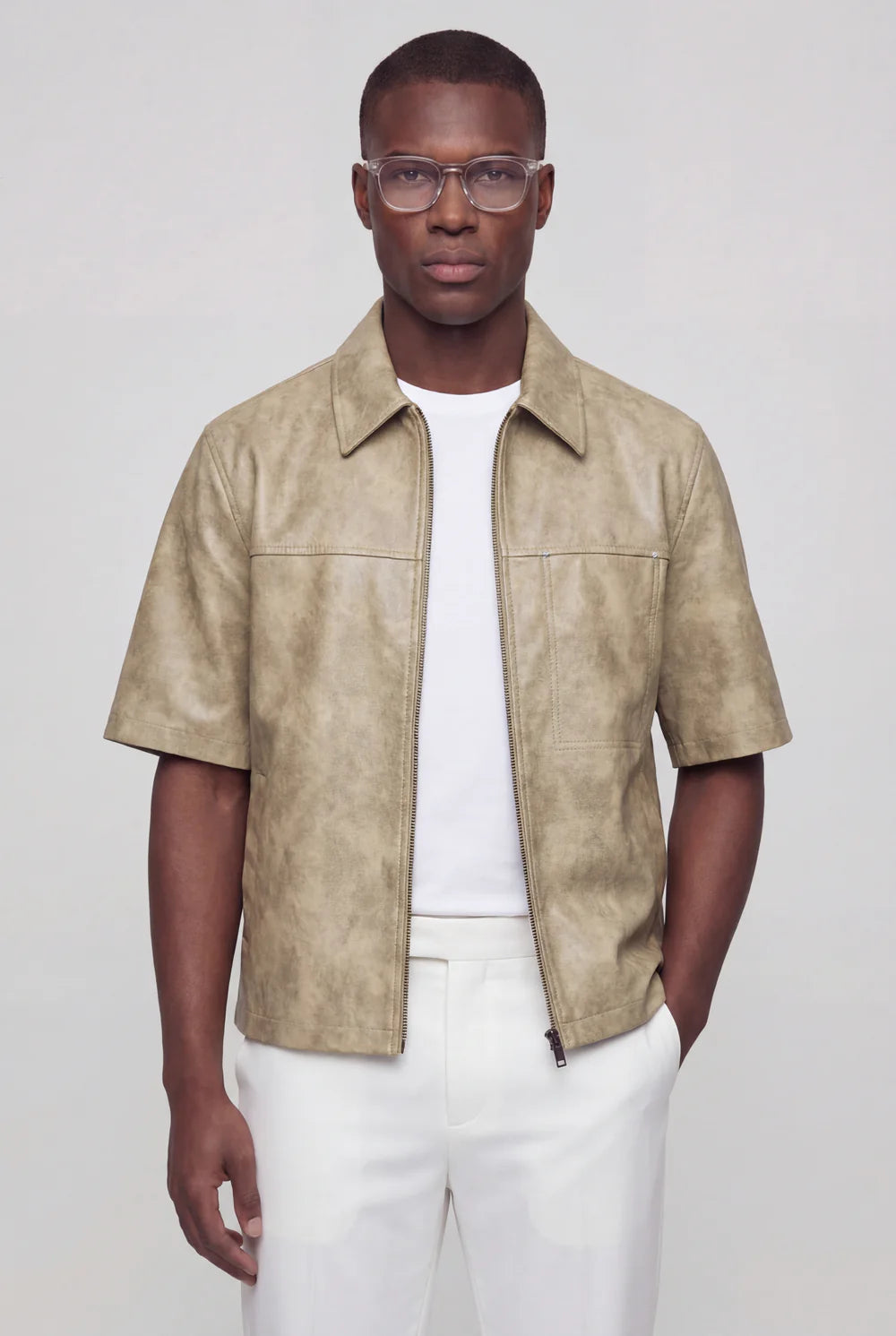 DAVID - CHAQUETA DE CUERO VERANO