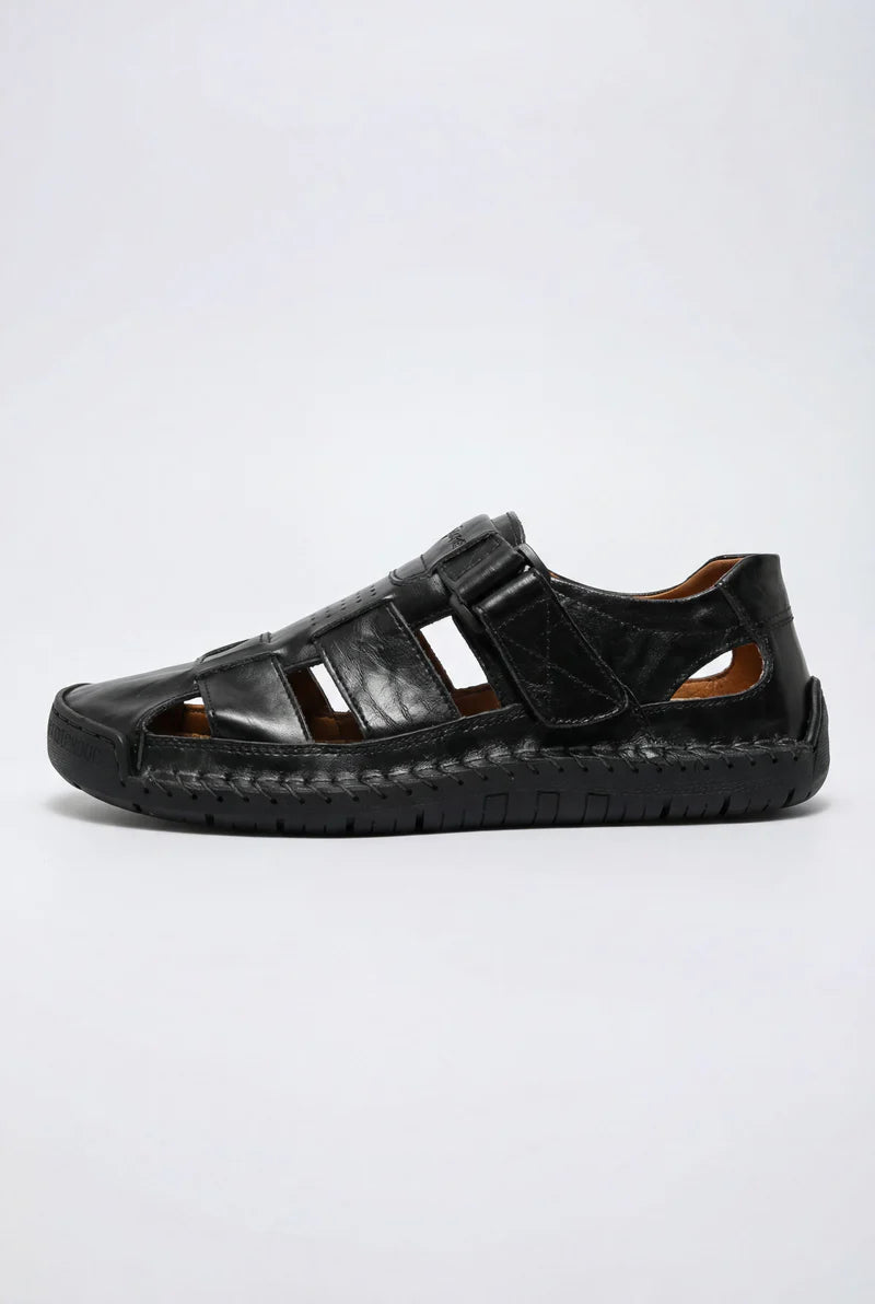 PEDRO - SANDALIAS DE CUERO CASUAL.