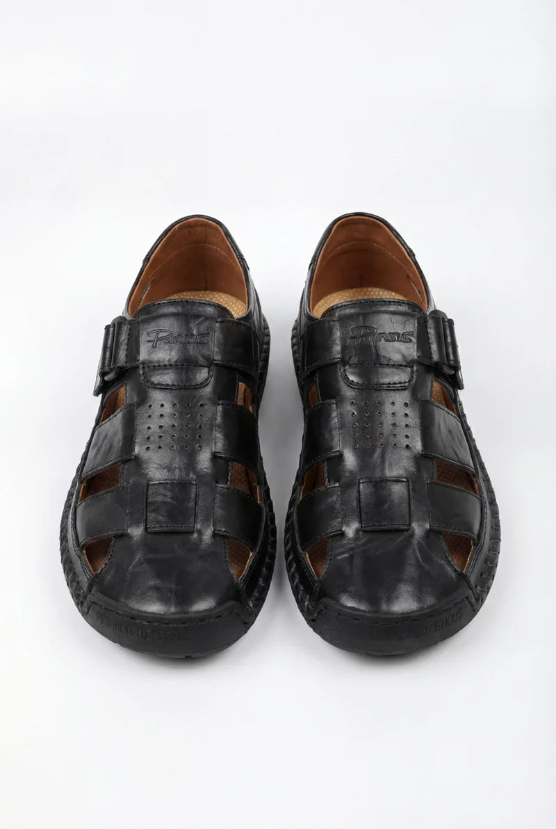 PEDRO - SANDALIAS DE CUERO CASUAL.