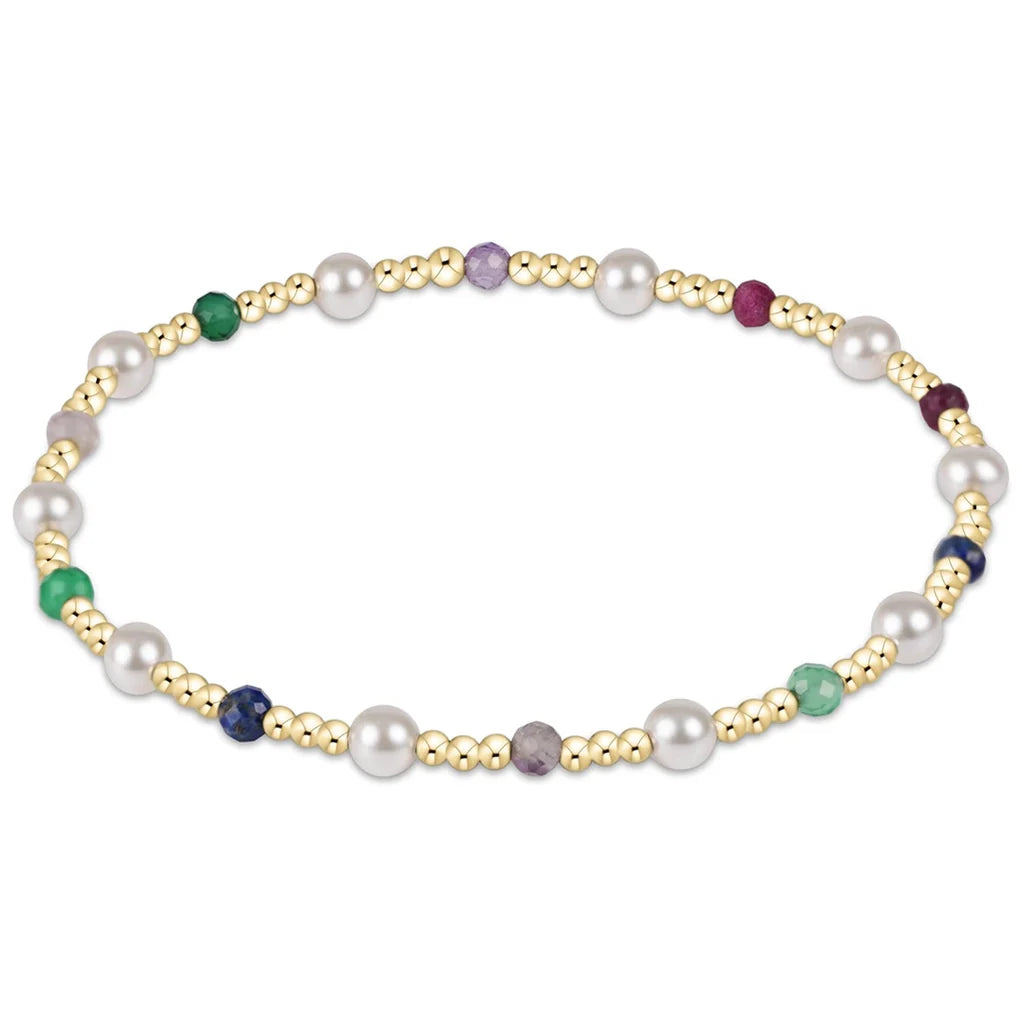 SANDRA - PULSERA DE PERLAS MULTICOLOR