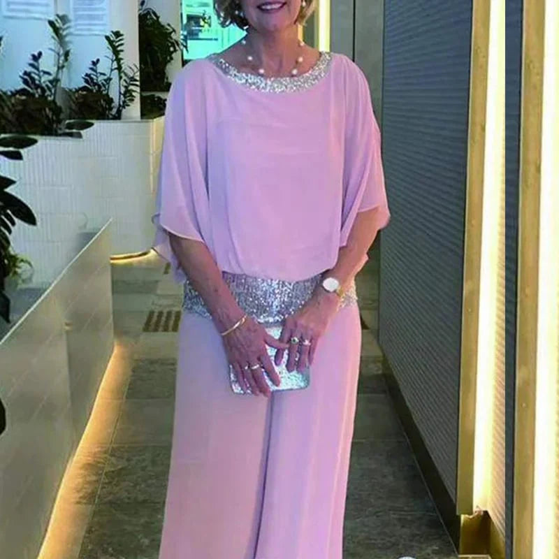 TIFANY - CONJUNTO ELEGANTE DE VERANO CON LENTEJUELAS