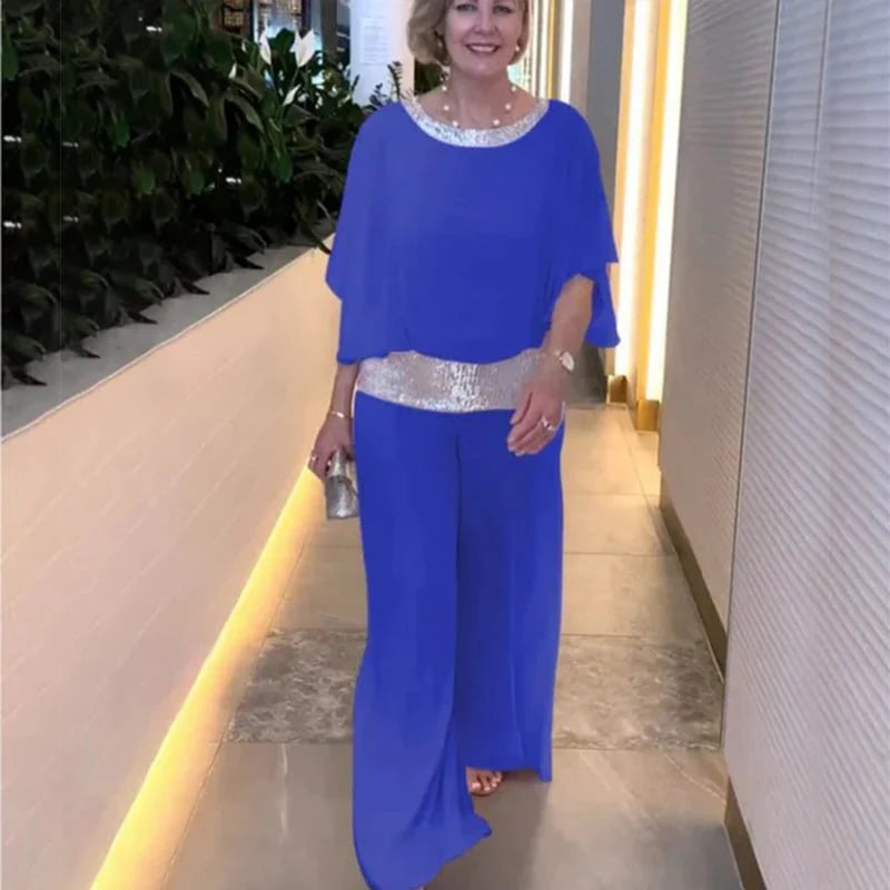 TIFANY - CONJUNTO ELEGANTE DE VERANO CON LENTEJUELAS
