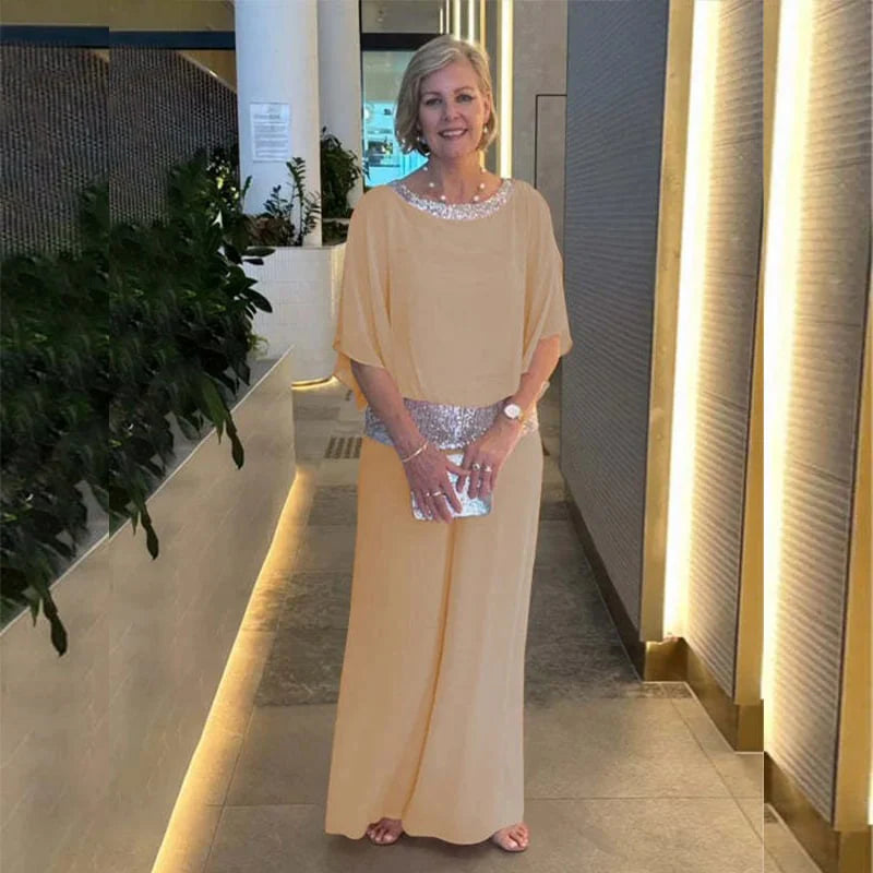 TIFANY - CONJUNTO ELEGANTE DE VERANO CON LENTEJUELAS