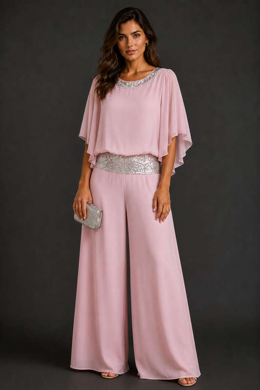 TIFANY - CONJUNTO ELEGANTE DE VERANO CON LENTEJUELAS