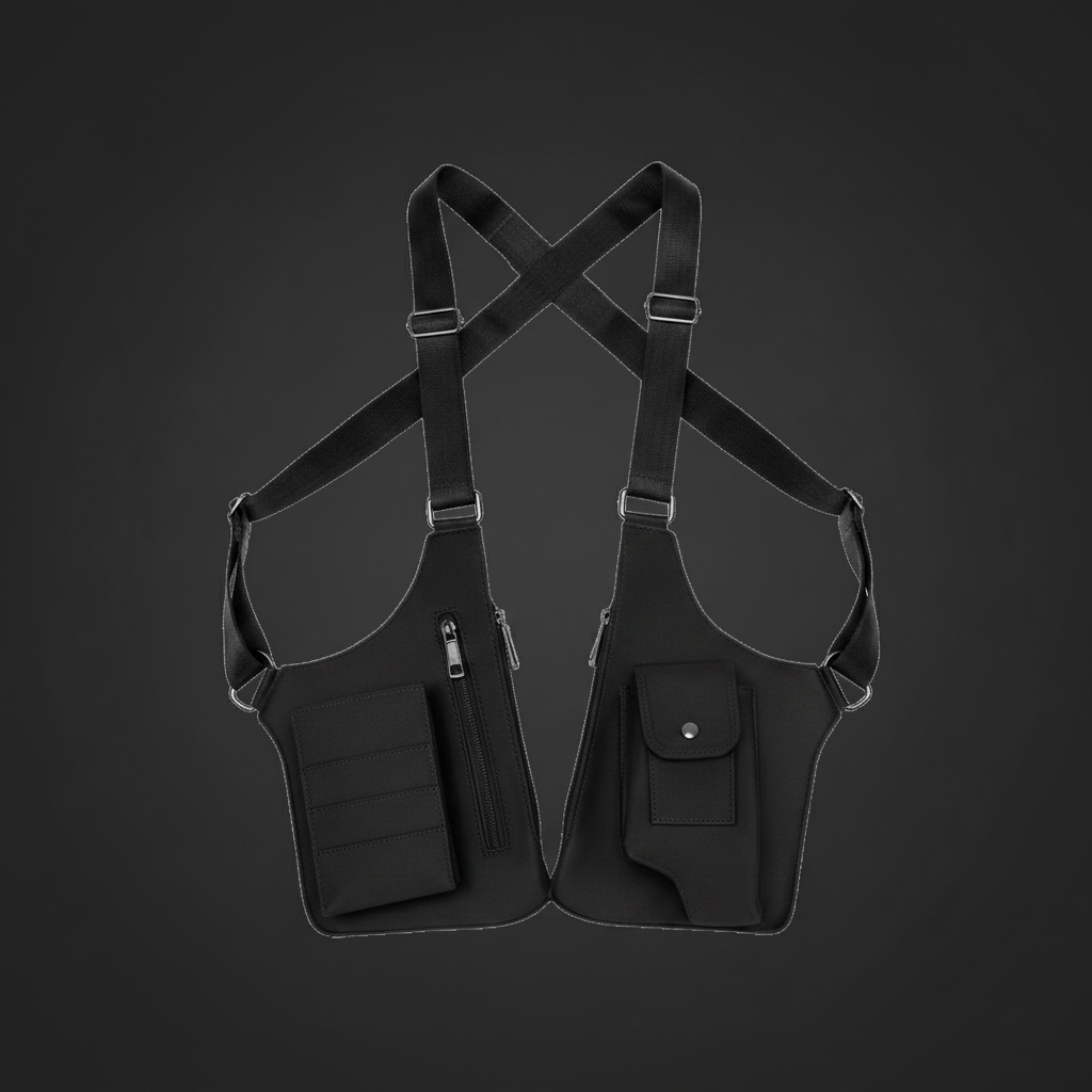 Bolso táctico Héctor - fondo gris oscuro